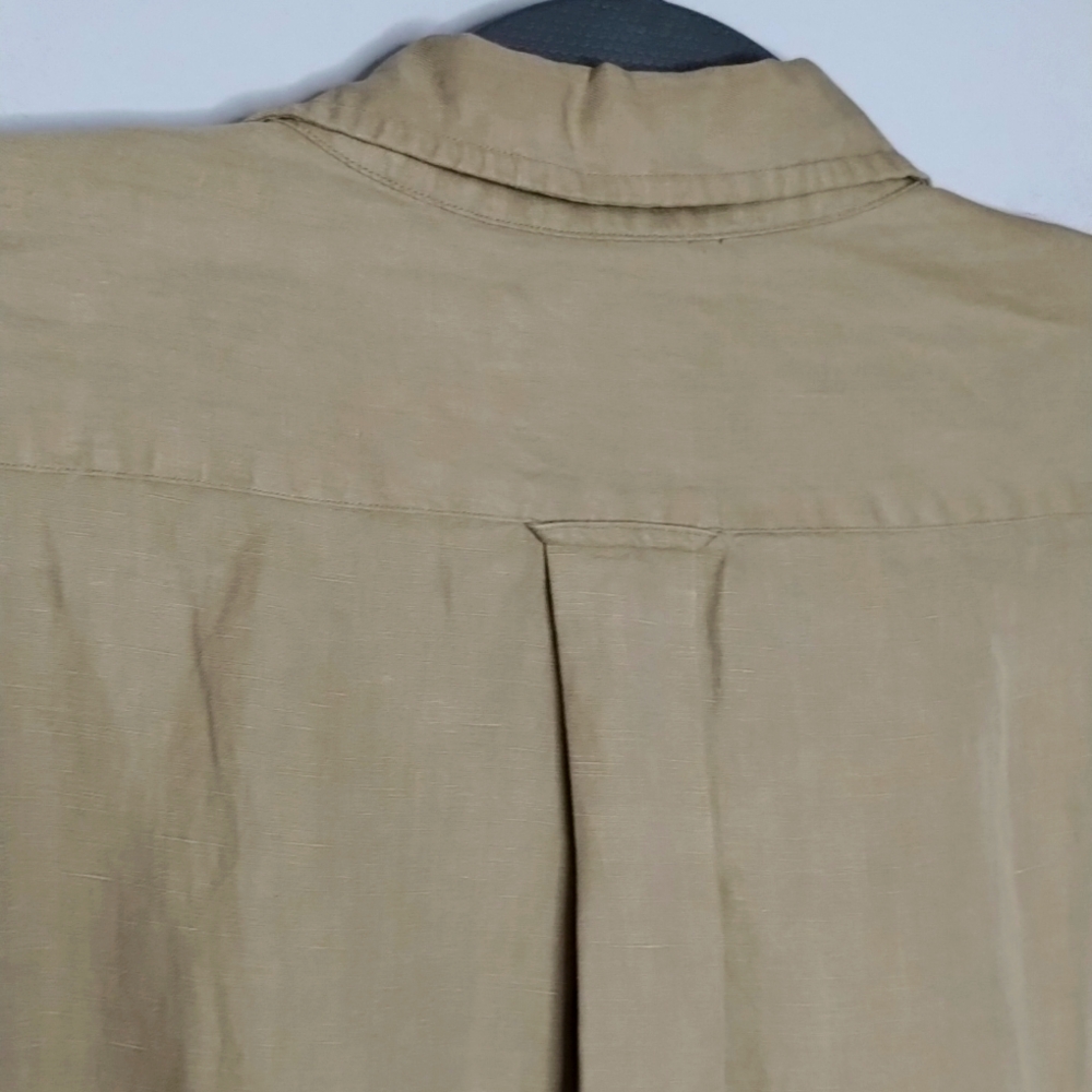 NWT Polo Ralph Lauren Camp Shirt Linen Silk Men's Size L NOS - Picture 7 of 9